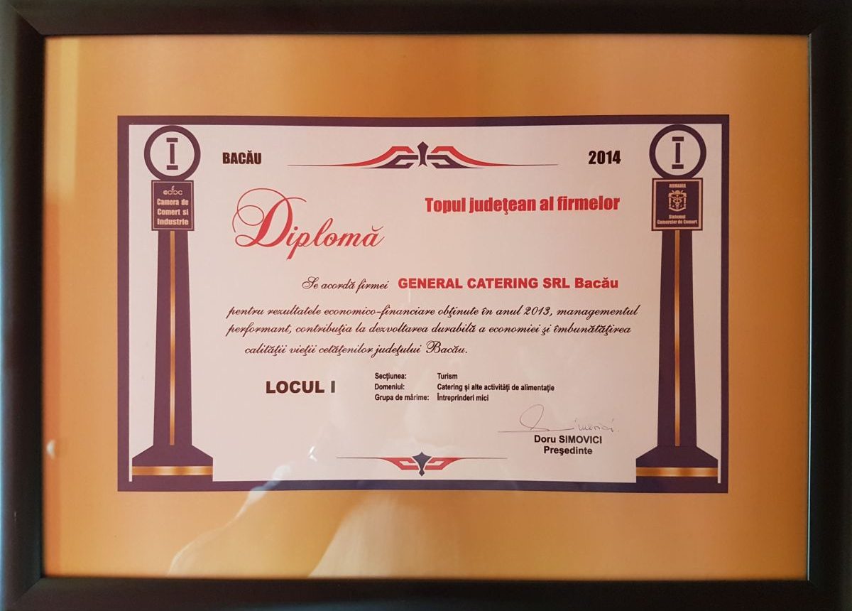 diploma1 General Catering