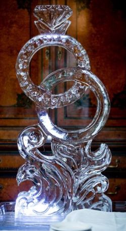 Sculptură de gheață